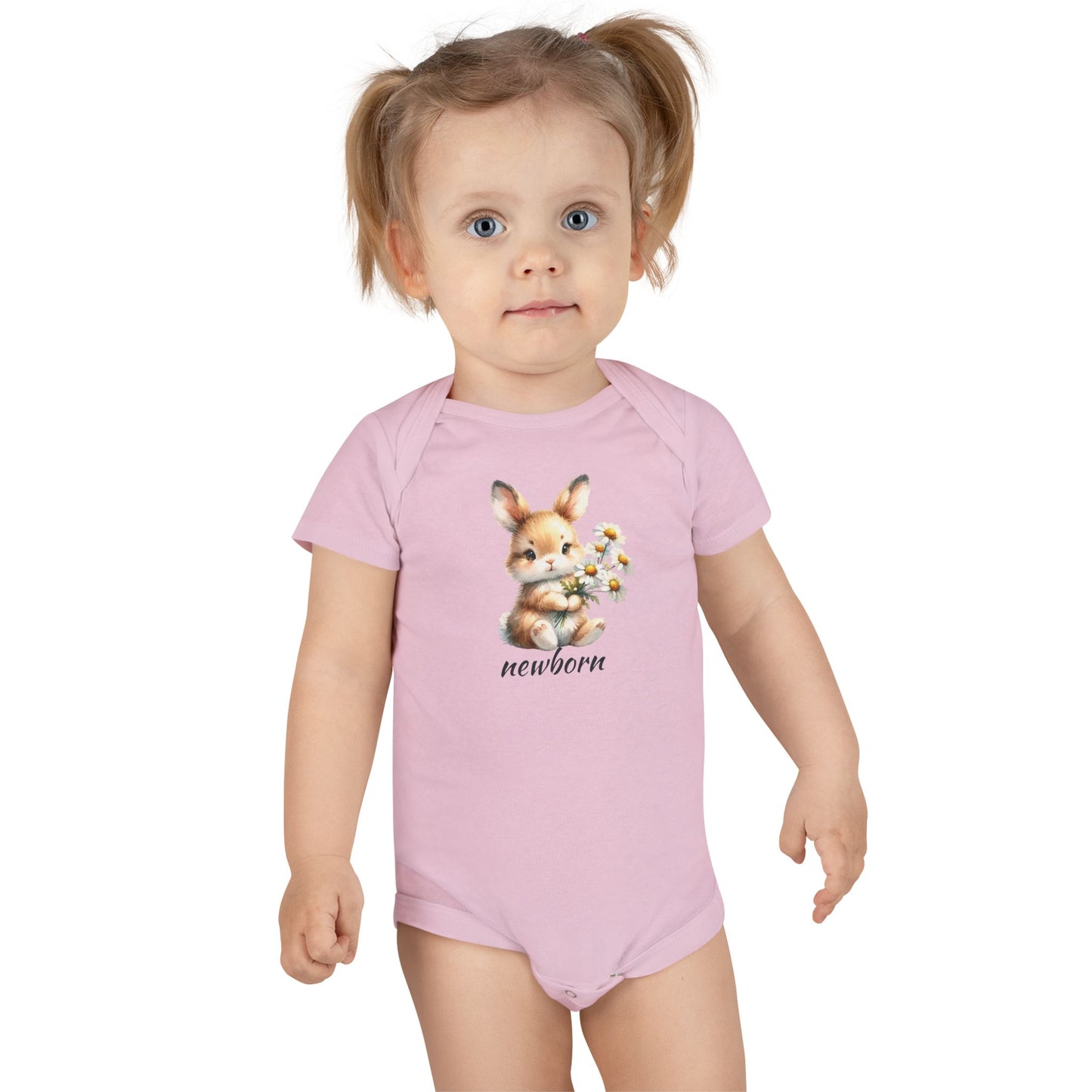 Adorable Newborn Bunny Baby Onesie, Baby Shower Gift, Infant Outfit, Cute Baby Clothing, Spring Babywear