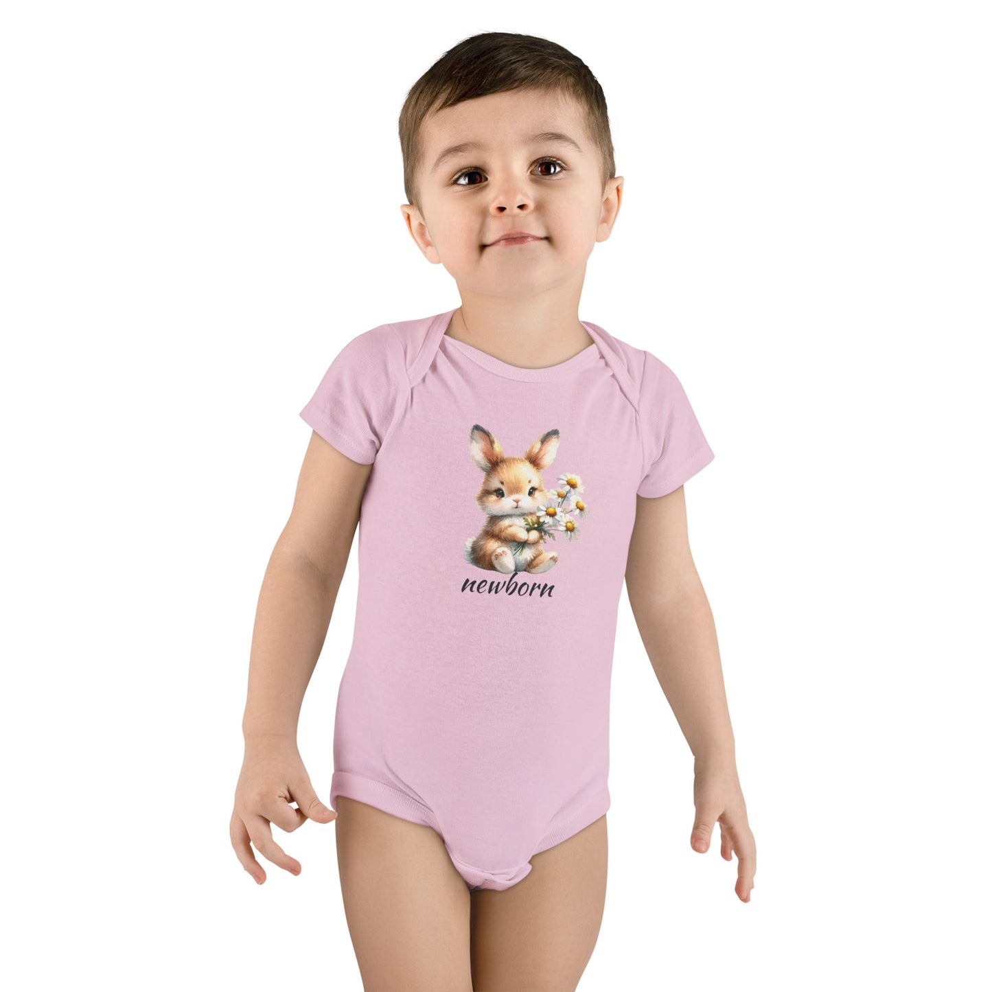 Adorable Newborn Bunny Baby Onesie, Baby Shower Gift, Infant Outfit, Cute Baby Clothing, Spring Babywear