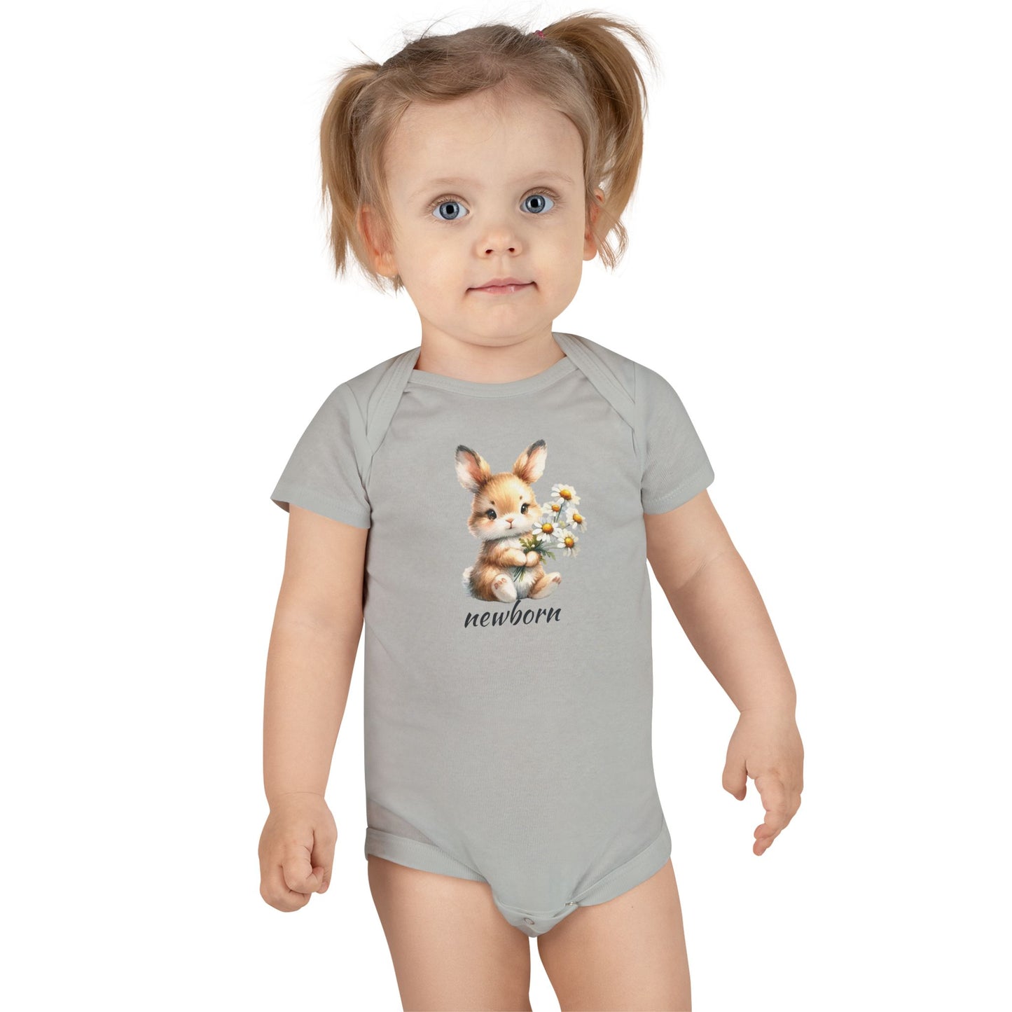 Adorable Newborn Bunny Baby Onesie, Baby Shower Gift, Infant Outfit, Cute Baby Clothing, Spring Babywear