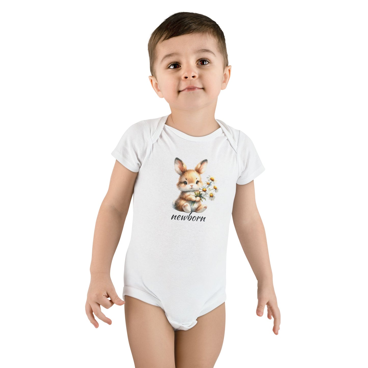Adorable Newborn Bunny Baby Onesie, Baby Shower Gift, Infant Outfit, Cute Baby Clothing, Spring Babywear