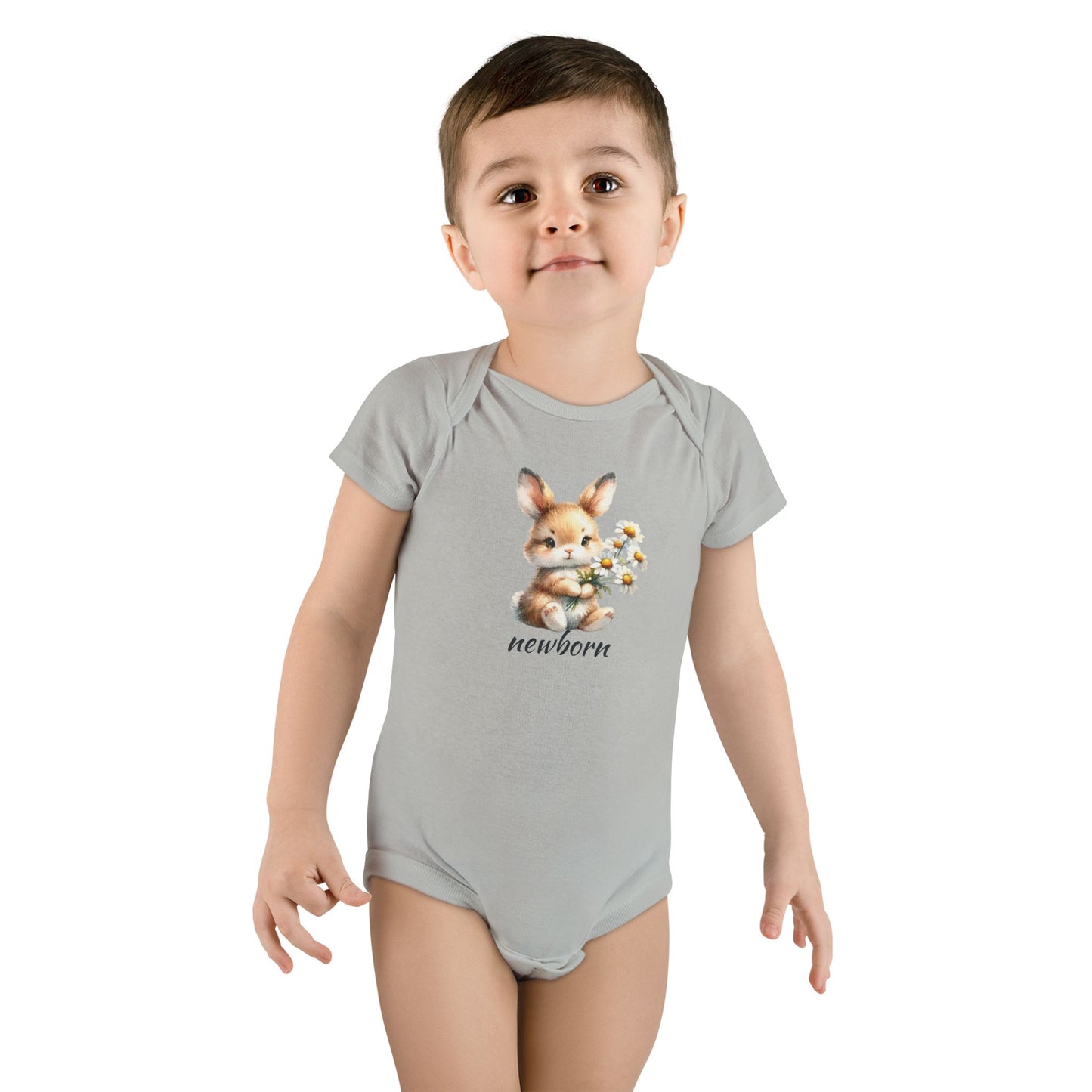 Adorable Newborn Bunny Baby Onesie, Baby Shower Gift, Infant Outfit, Cute Baby Clothing, Spring Babywear