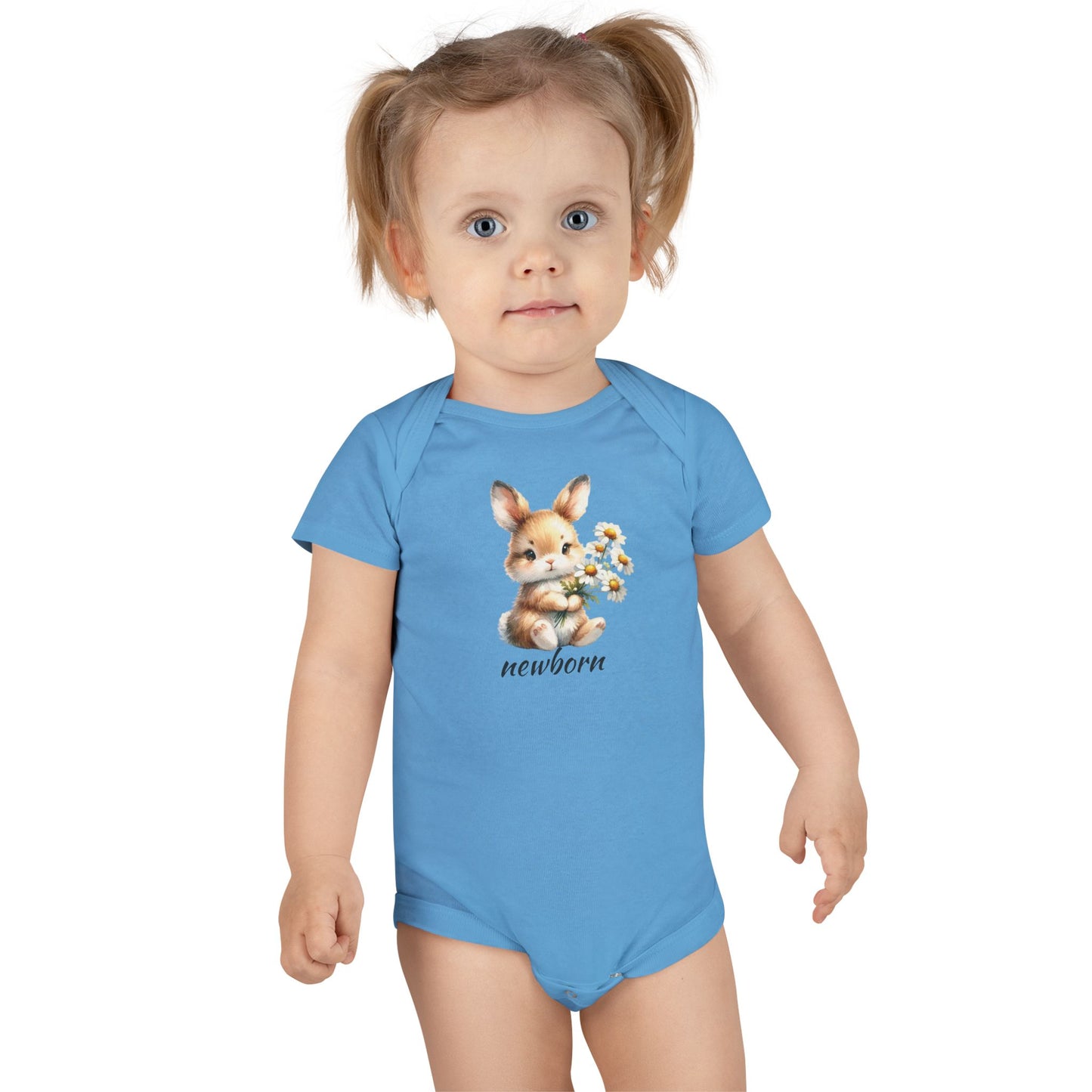 Adorable Newborn Bunny Baby Onesie, Baby Shower Gift, Infant Outfit, Cute Baby Clothing, Spring Babywear
