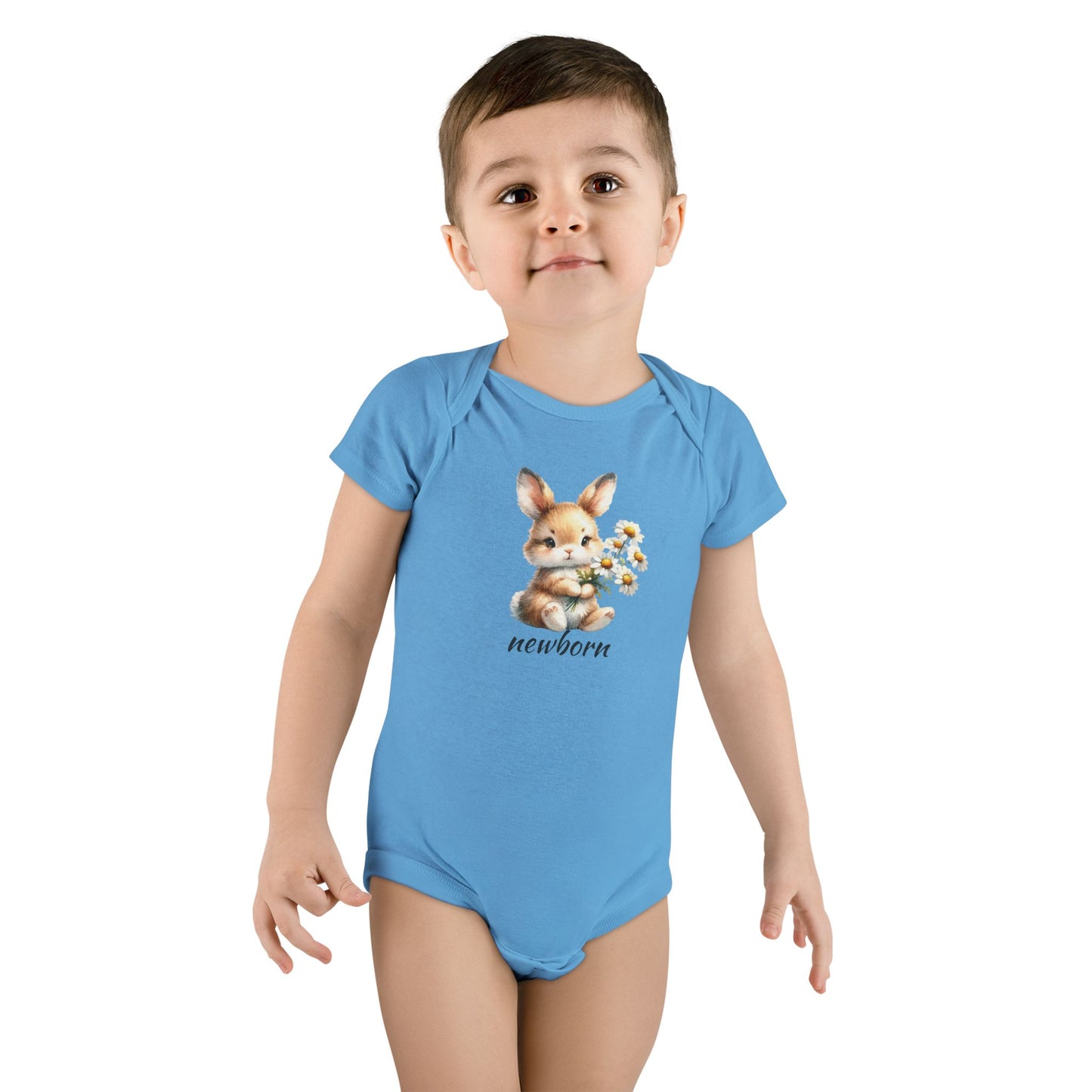 Adorable Newborn Bunny Baby Onesie, Baby Shower Gift, Infant Outfit, Cute Baby Clothing, Spring Babywear