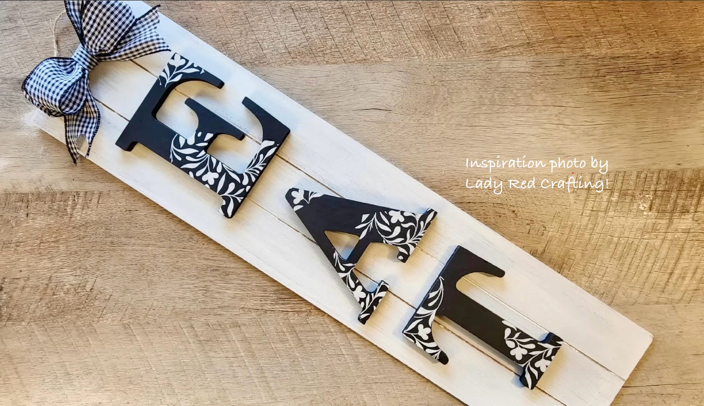 3D Kitchen Sign