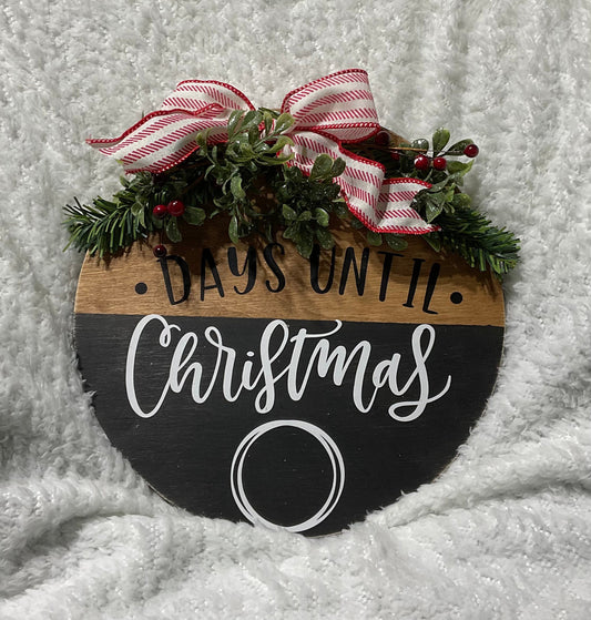 Days Until Christmas Round