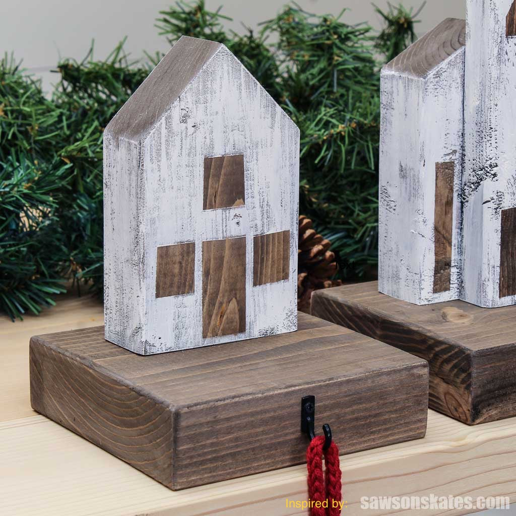 Stocking Holder - Christmas Village