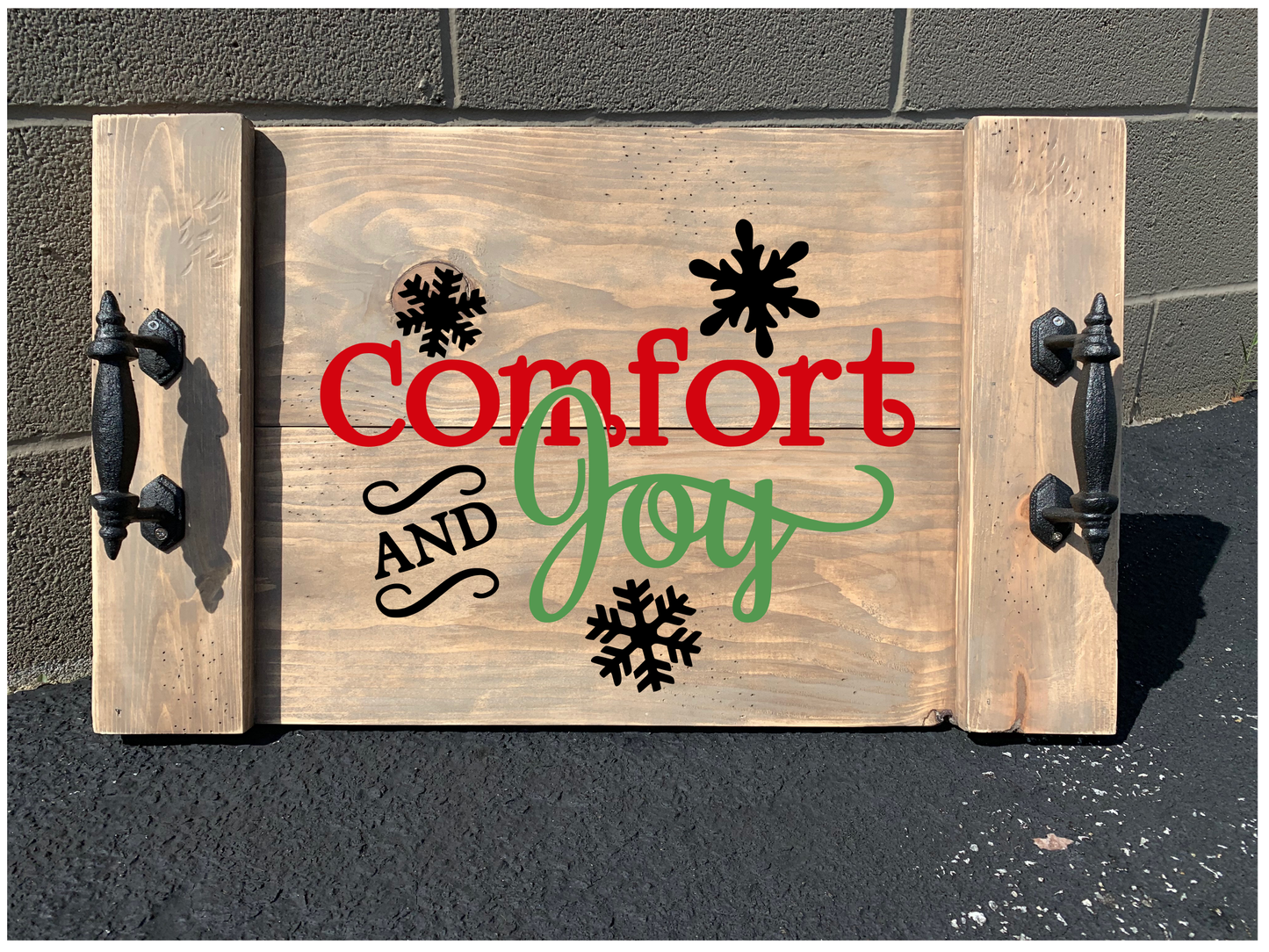 Farmhouse Tray Workshop - Holiday Designs
